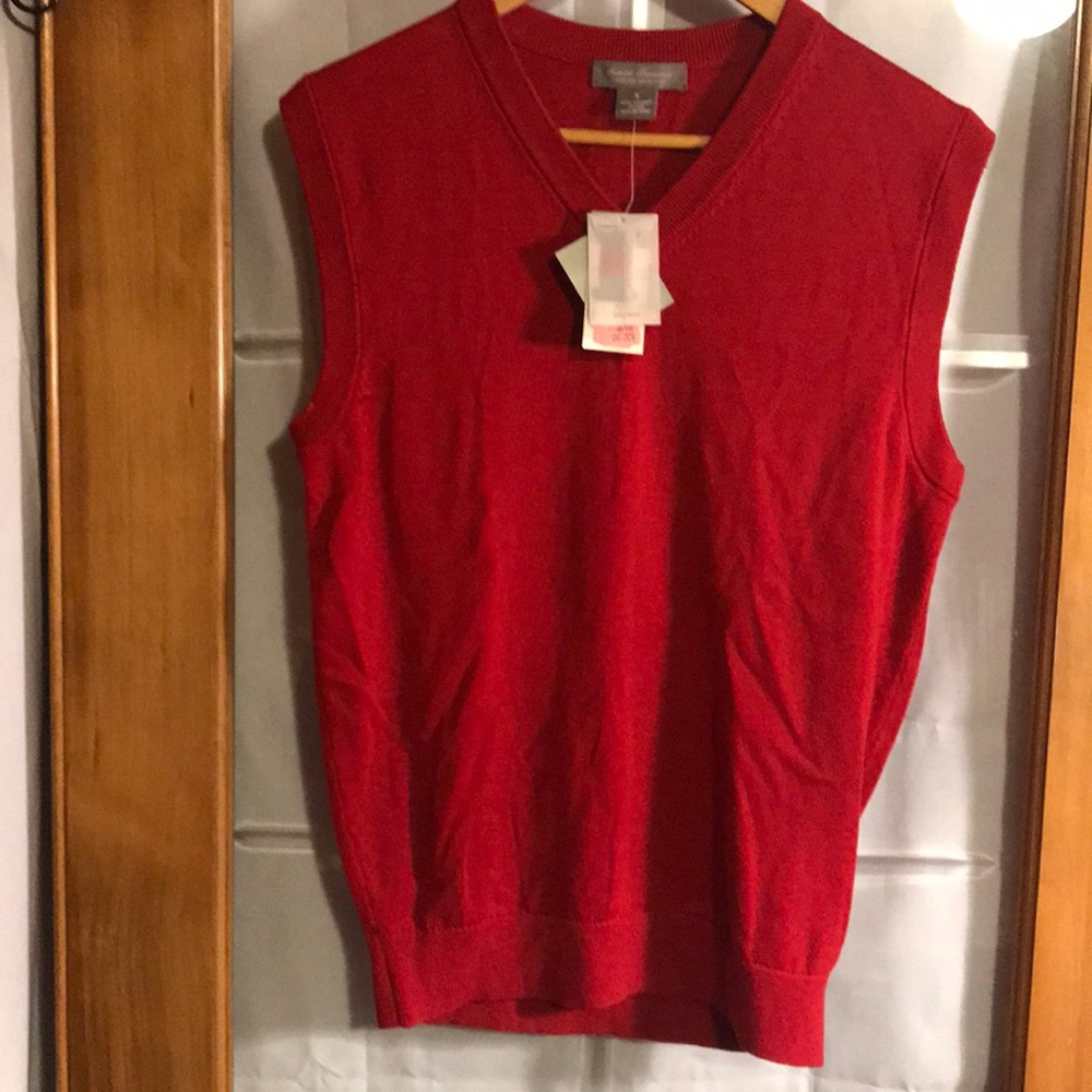 NWT DANIEL CREMIEUX SWEATER VEST